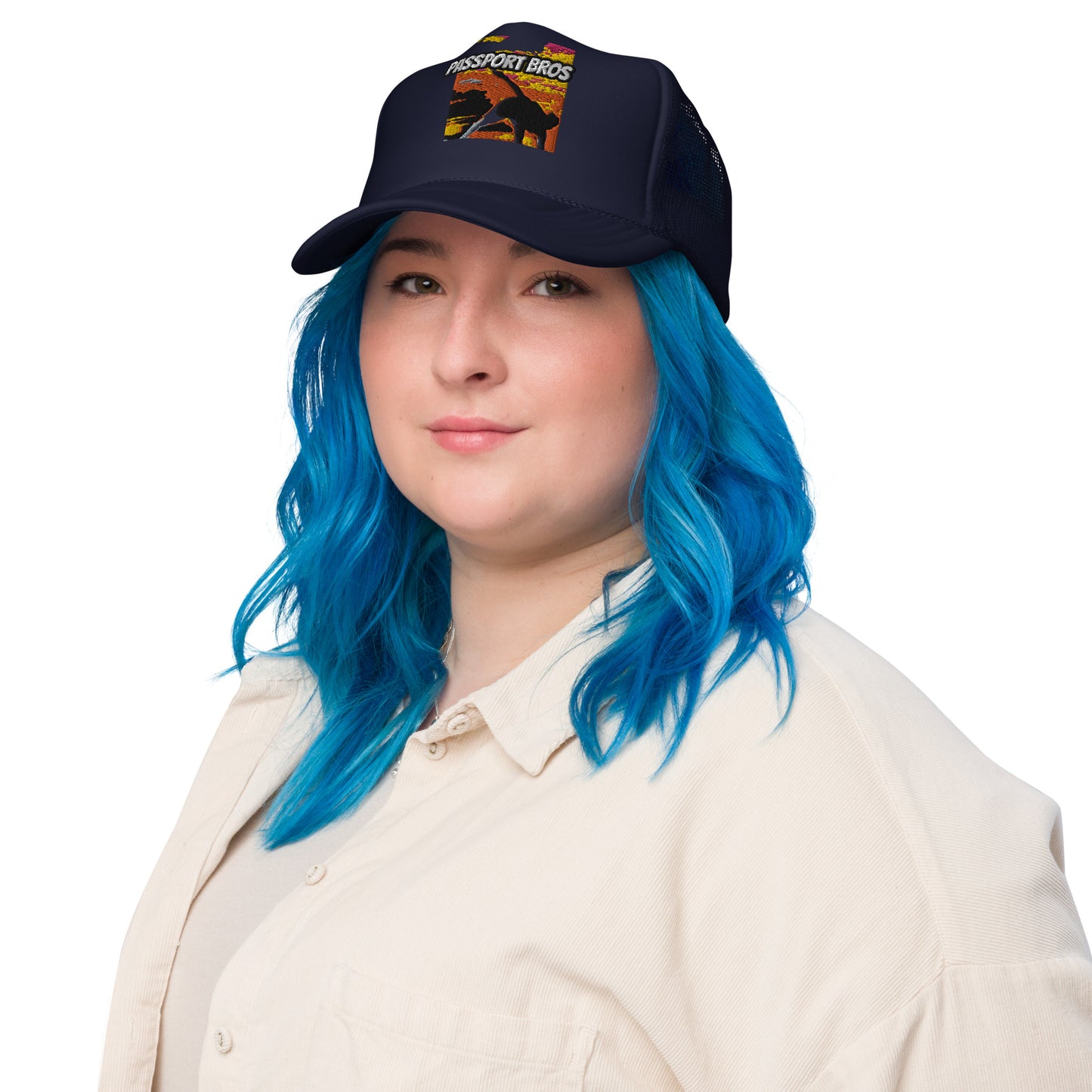 PASSPORT BROS ESCAPED TRUCKER HAT (Foam)