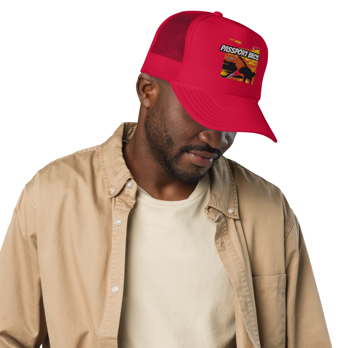 PASSPORT BROS ESCAPED TRUCKER HAT (Foam)