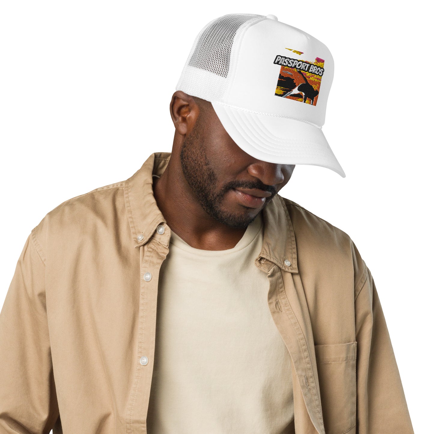 PASSPORT BROS ESCAPED TRUCKER HAT (Foam)