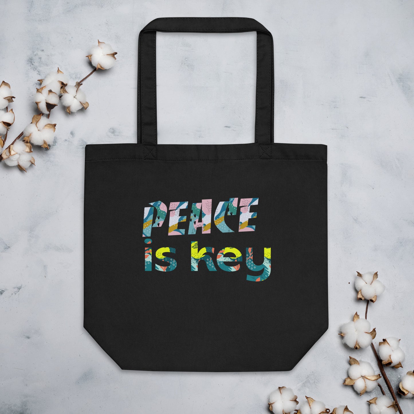 Peace & Love Eco Tote Bag