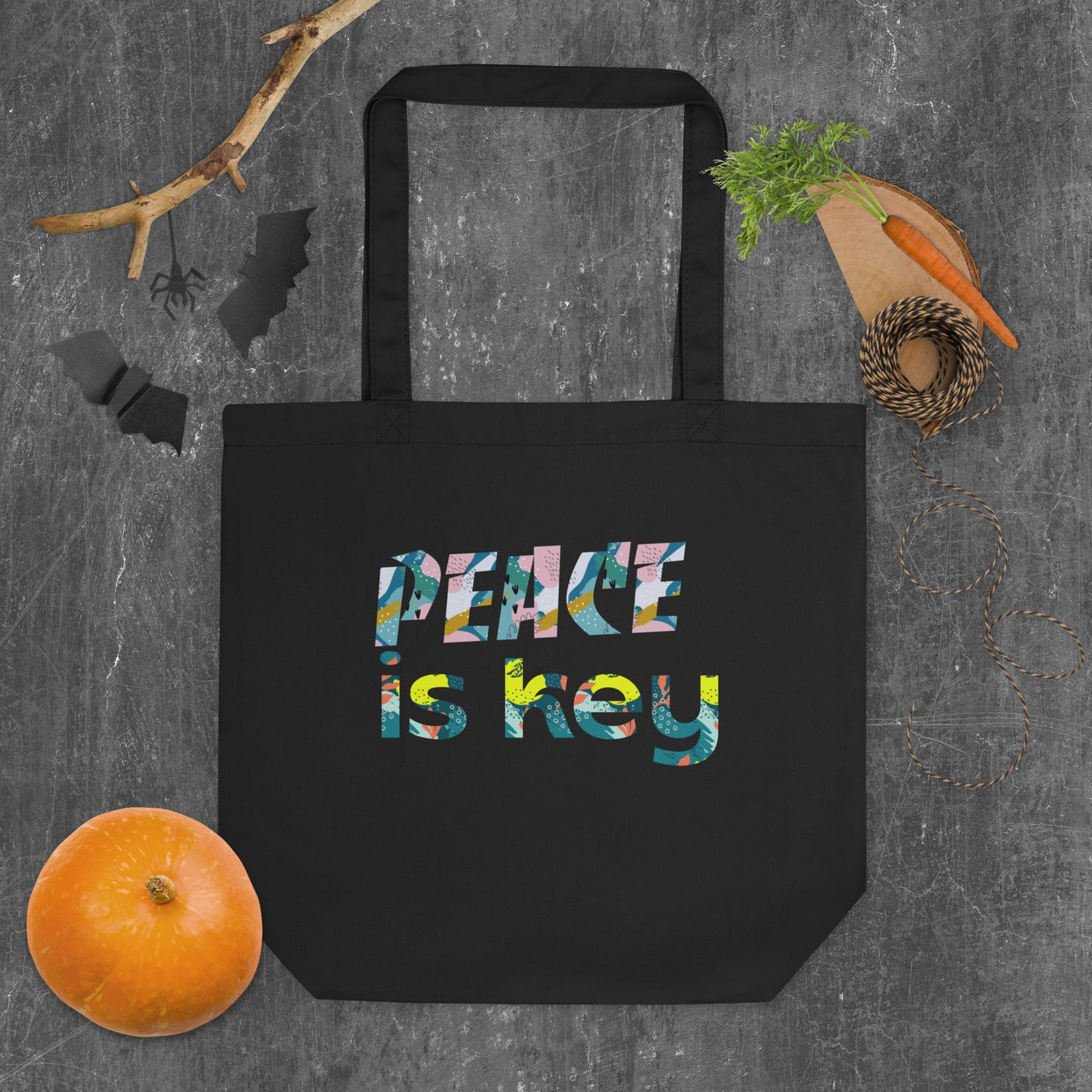 Peace & Love Eco Tote Bag