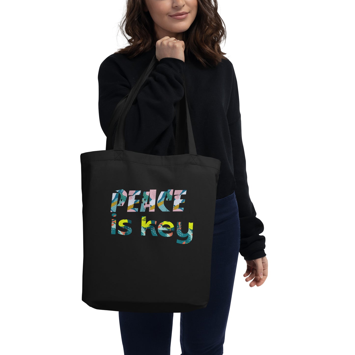 Peace & Love Eco Tote Bag