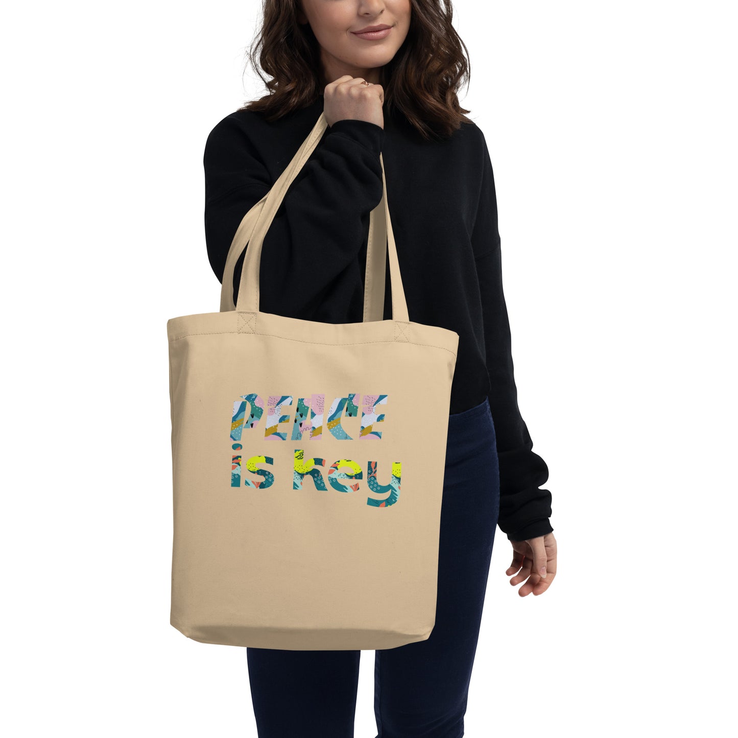 Peace & Love Eco Tote Bag