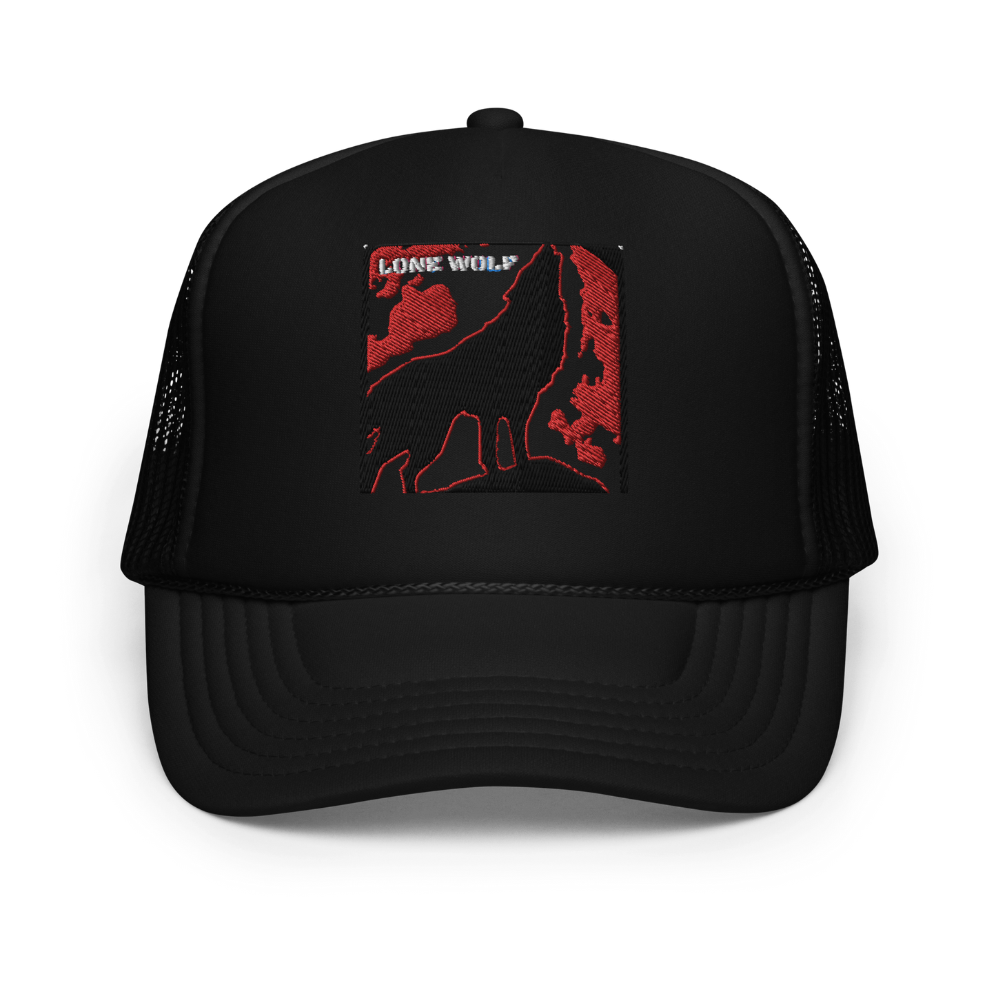 FOAM TRUCKER SNAPBACK HAT- LONE WOLF