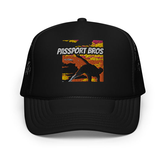 PASSPORT BROS ESCAPED TRUCKER HAT (Foam)