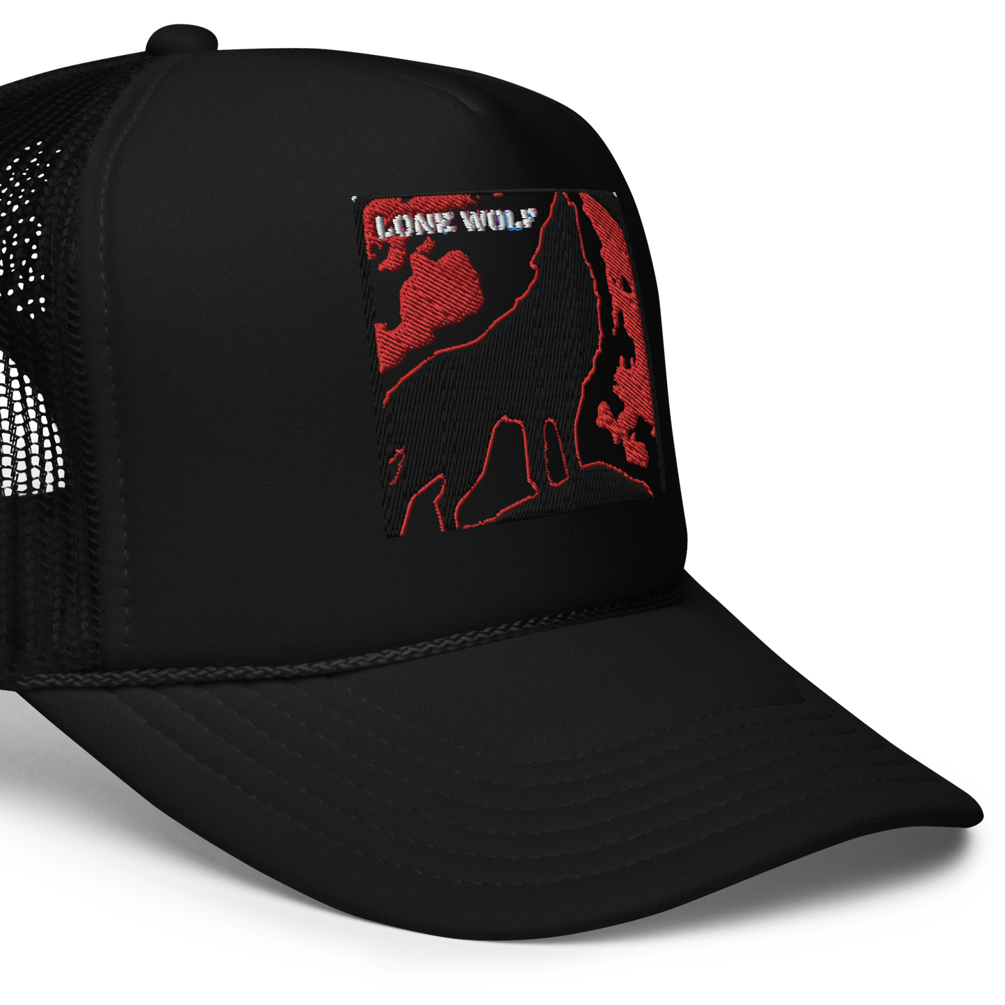 FOAM TRUCKER SNAPBACK HAT- LONE WOLF