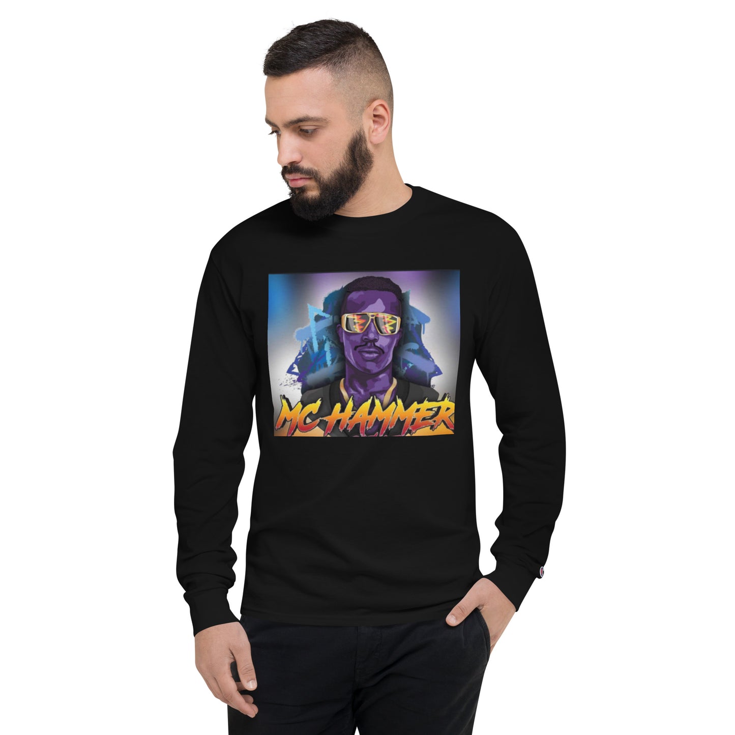 RETRO MC HAMMER Men's Champion Long Sleeve